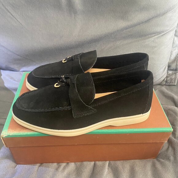 Loro Piana Shoes - Loro Piana Summer Charms Walk black women's loafers